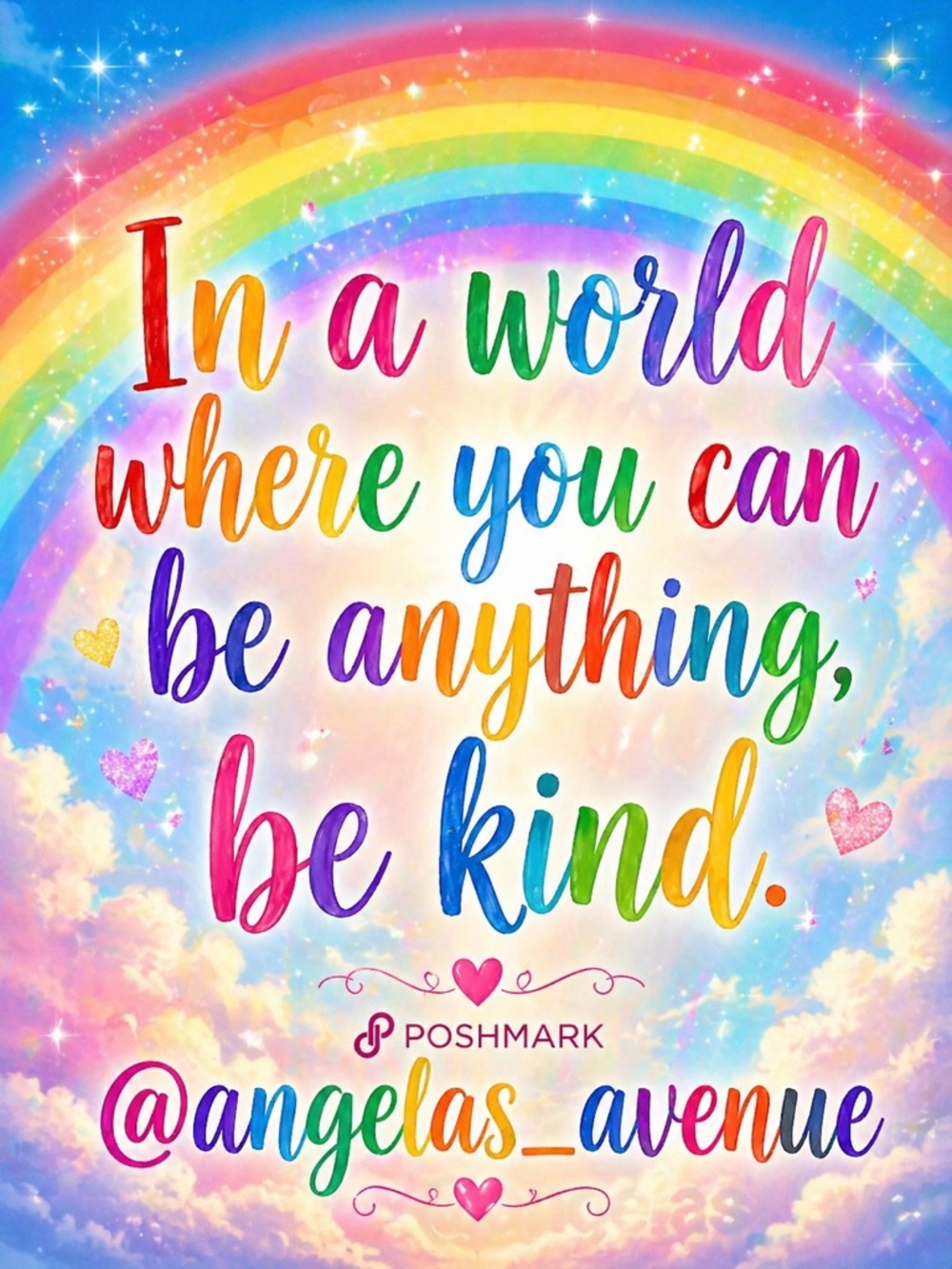 Happy Poshing!😊🌞🌈 𝐁𝐞 𝐊𝐢𝐧𝐝🥰